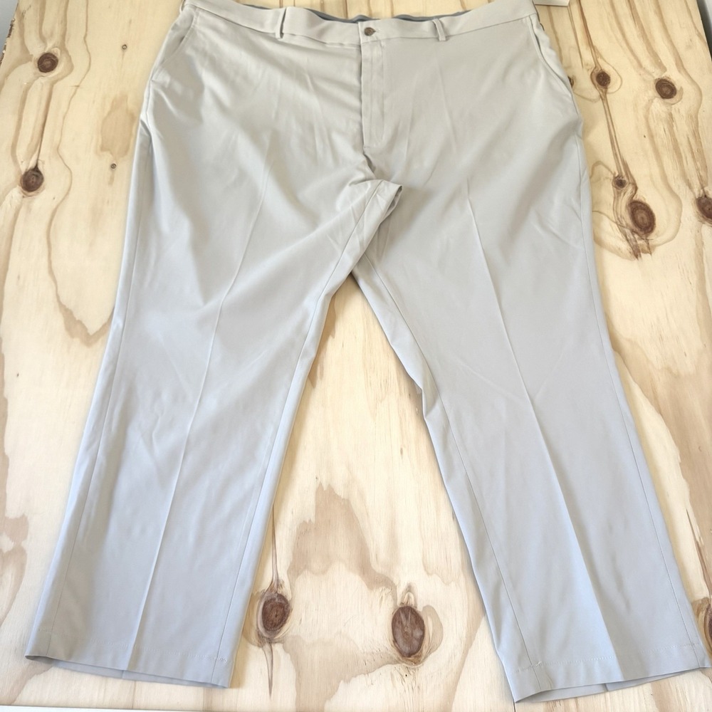 Walter Hagen Men's 11 Majors Golf Pants 50x30 Big & Tall Light Khaki